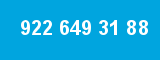 922 649 31 88 922 649 31 88